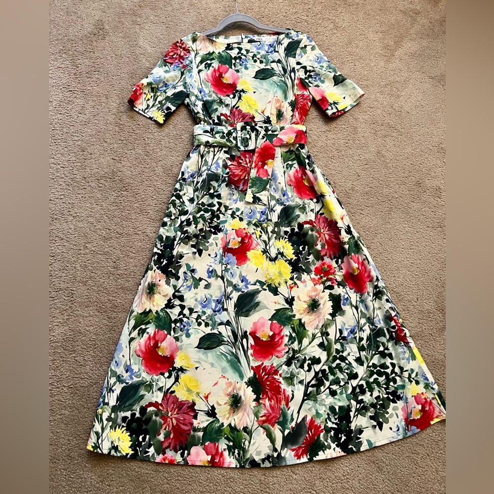 ZARA FLOWER DRESS